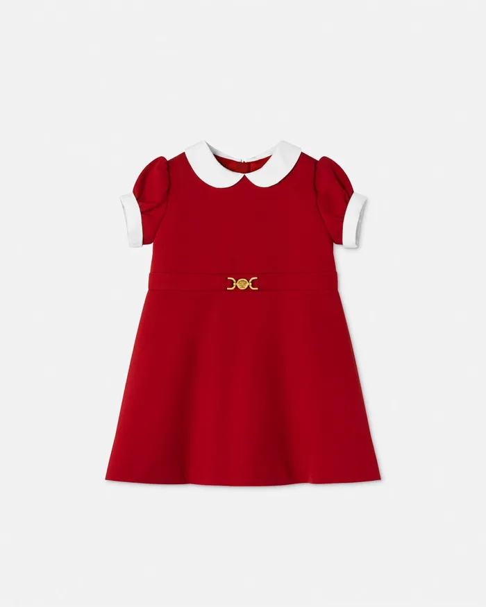 Dresses Kids Versace Medusa 03995 Baby Dress Red