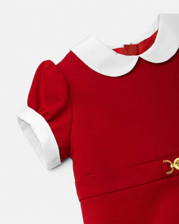 Dresses Kids Versace Medusa 03995 Baby Dress Red