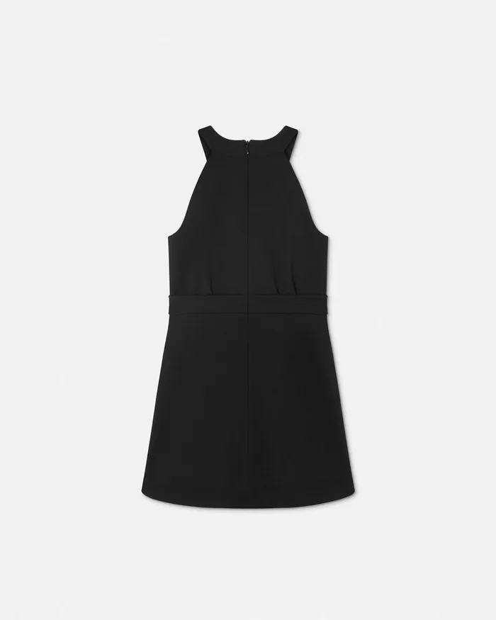 Dresses Kids Versace Medusa 03995 Pleated Dress Black