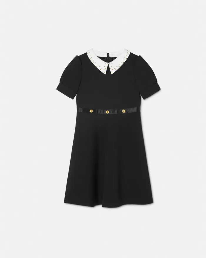 Dresses Kids Versace Studded Dress Black