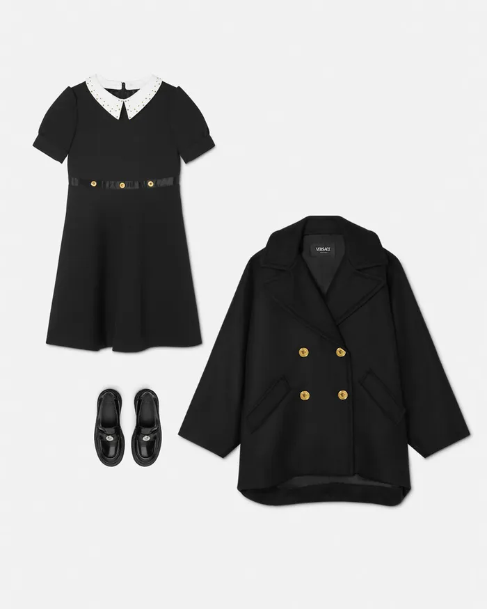 Dresses Kids Versace Studded Dress Black