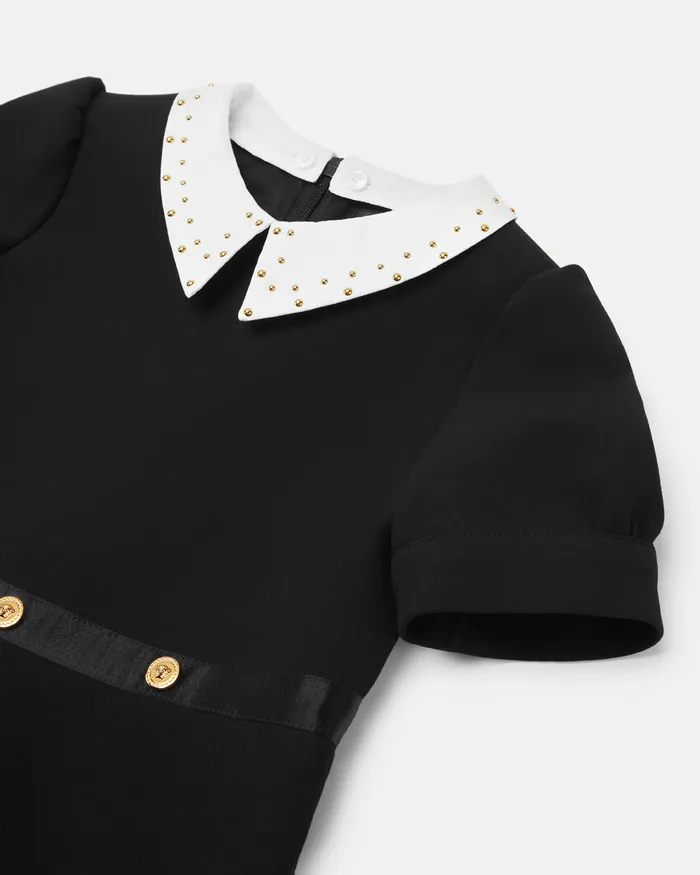 Dresses Kids Versace Studded Dress Black