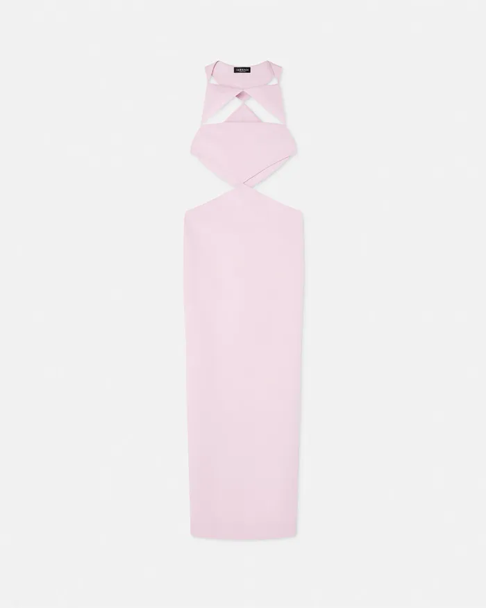 Dresses Women Versace Cutout Column Gown Light Pink