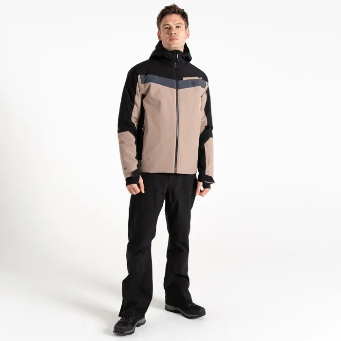 Eagle II Ski Jacket Black Grey Men Dare 2b Ski Jackets