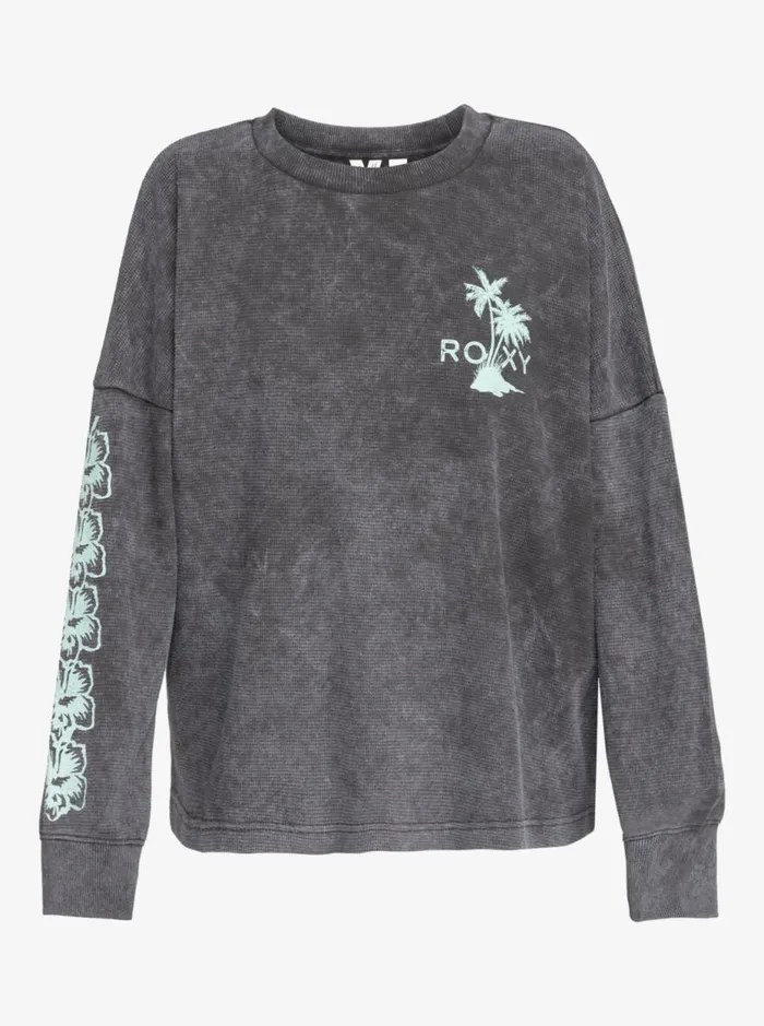 East Side 8211 Long Sleeves Top Phantom Women Roxy TShirts and Tops