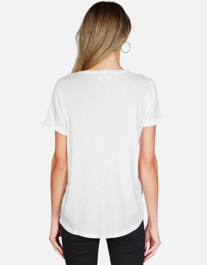 Edda Happy Pizza Milk Women039s Lauren Moshi Short Sleeve