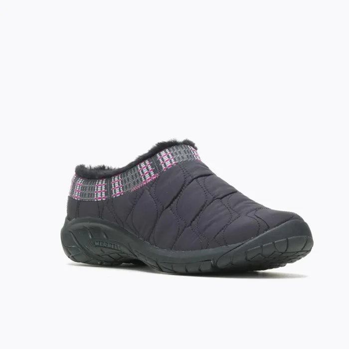 Encore Ice 4 Puff Wide Black Women Merrell SlipOns
