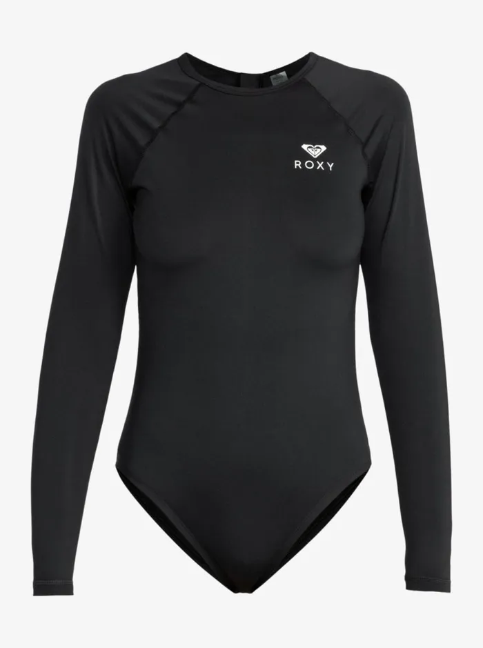 Essentials 8211 Long Sleeve OnePiece Swimsuit Anthracite Women Roxy Rash Vests and Surf Tees Essentials 8211 Long Sleeve OnePiece Swimsuit Anthracite Women Roxy Rash Vests and Surf Tees