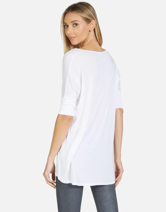 Eva Checker Tongue Black Women039s Lauren Moshi Short Sleeve