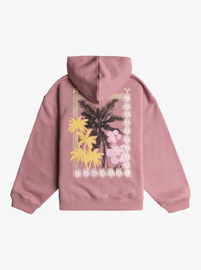 Evening Hike 8211 ZipUp Hoodie For Girls 4 8211 16 Mauve Orchid Kids Roxy Sweatshirts and Hoodies Evening Hike 8211 ZipUp Hoodie For Girls 4 8211 16 Mauve Orchid Kids Roxy Sweatshirts and Hoodies