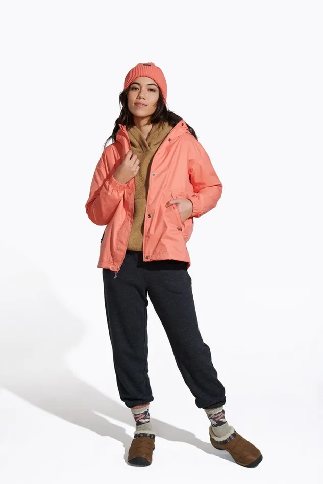 Fallon Rain Jacket Black Women Merrell Outerwear