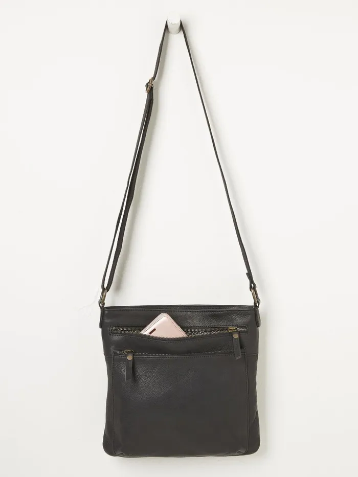 Fat Face Allie Black Crossbody Bag Women Bags and Purses