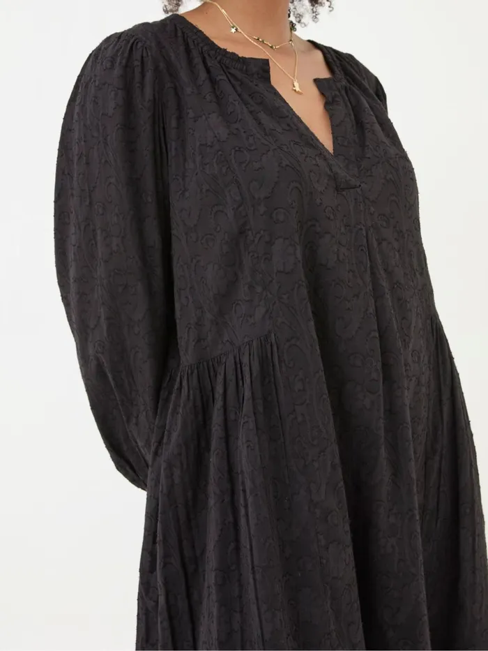 Fat Face Anona Black Swing Dress Women Dresses
