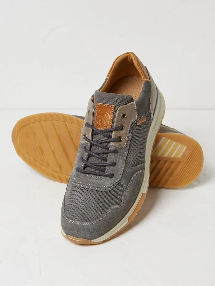 Fat Face Axford Grey Trainers Men Trainers