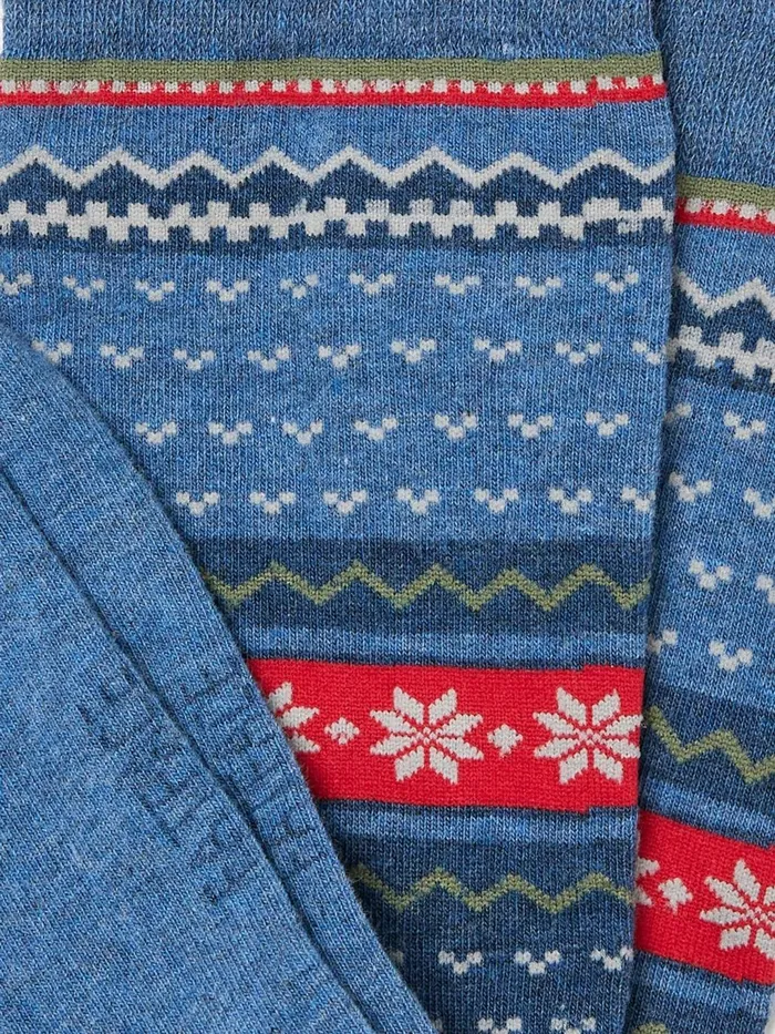 Fat Face Blue Fairisle Socks Men Socks Fat Face Blue Fairisle Socks Men Socks