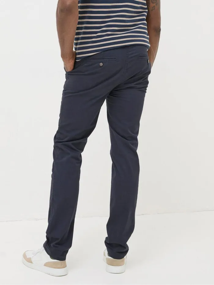 Fat Face Blue Slim Heyshott Chinos Men Trousers and Chinos