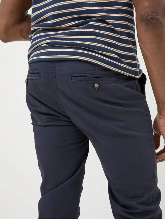Fat Face Blue Slim Heyshott Chinos Men Trousers and Chinos