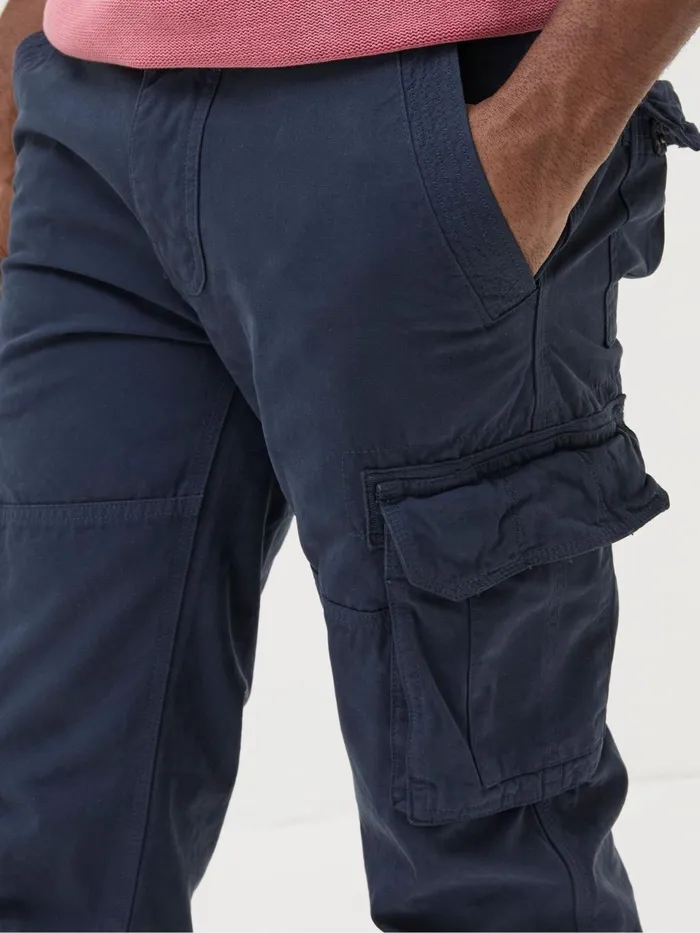 Fat Face Breakyard Blue Cargo Trousers Men Trousers and Chinos