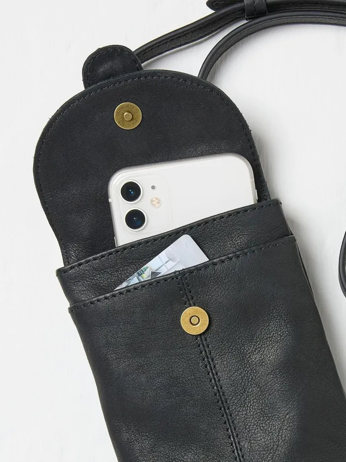 Fat Face Clara Black Phone Bag Women Phone Bags