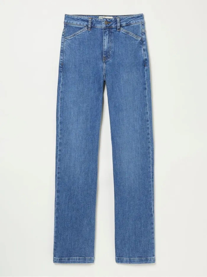 Fat Face Elise Denim Vintage Wide Leg Jeans Women Jeans