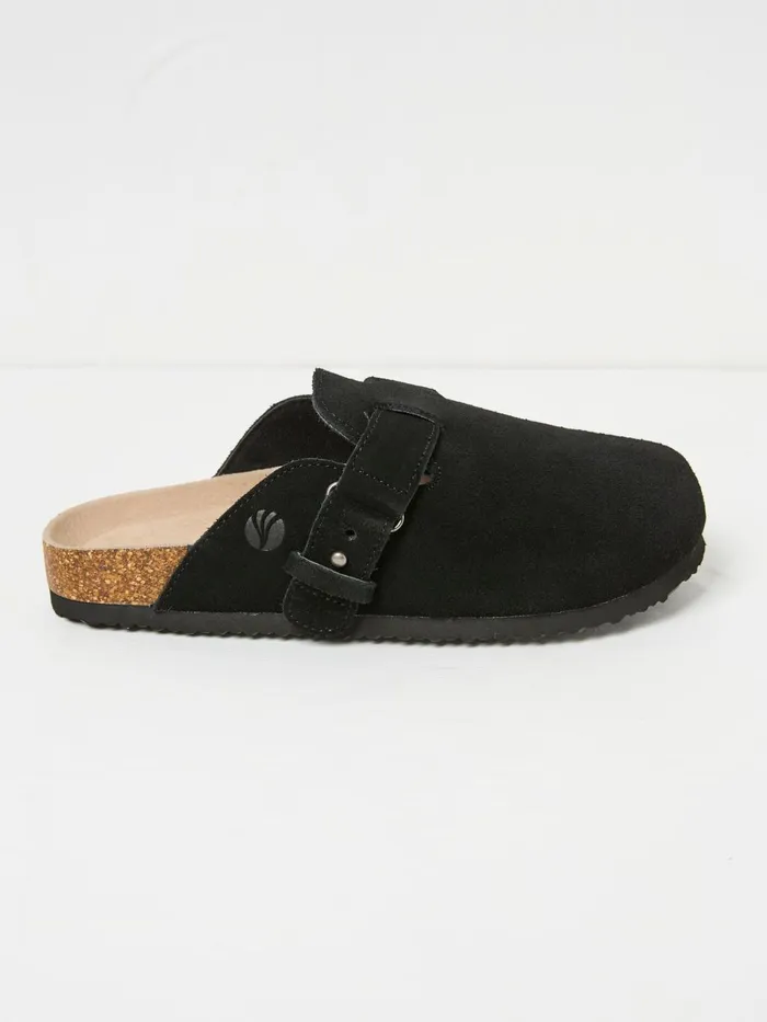 Fat Face Elsie Black House Shoes Women Pyjamas and Nightwear