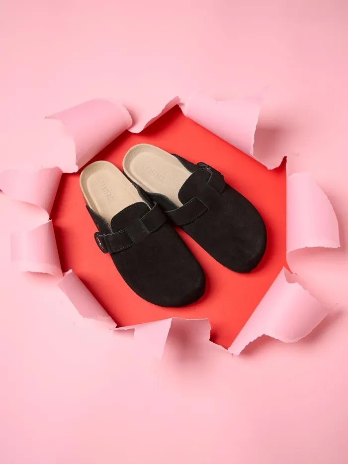 Fat Face Elsie Black House Shoes Women Pyjamas and Nightwear Fat Face Elsie Black House Shoes Women Pyjamas and Nightwear