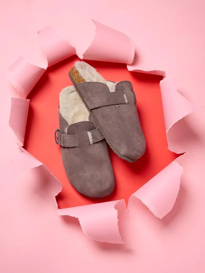 Fat Face Elsie Purple House Shoes Women Slippers
