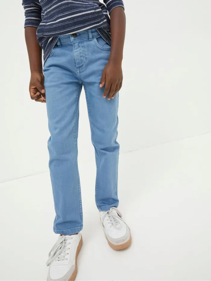 Fat Face Falmer Blue 5 Pocket Trousers Kids Trousers Jeans and Joggers