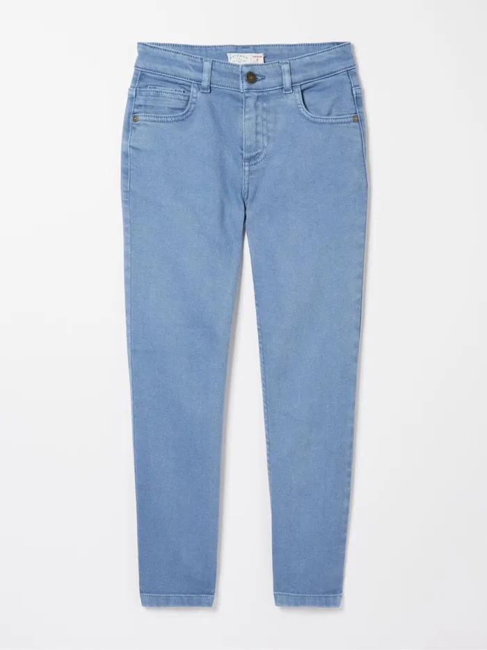 Fat Face Falmer Blue 5 Pocket Trousers Kids Trousers Jeans and Joggers
