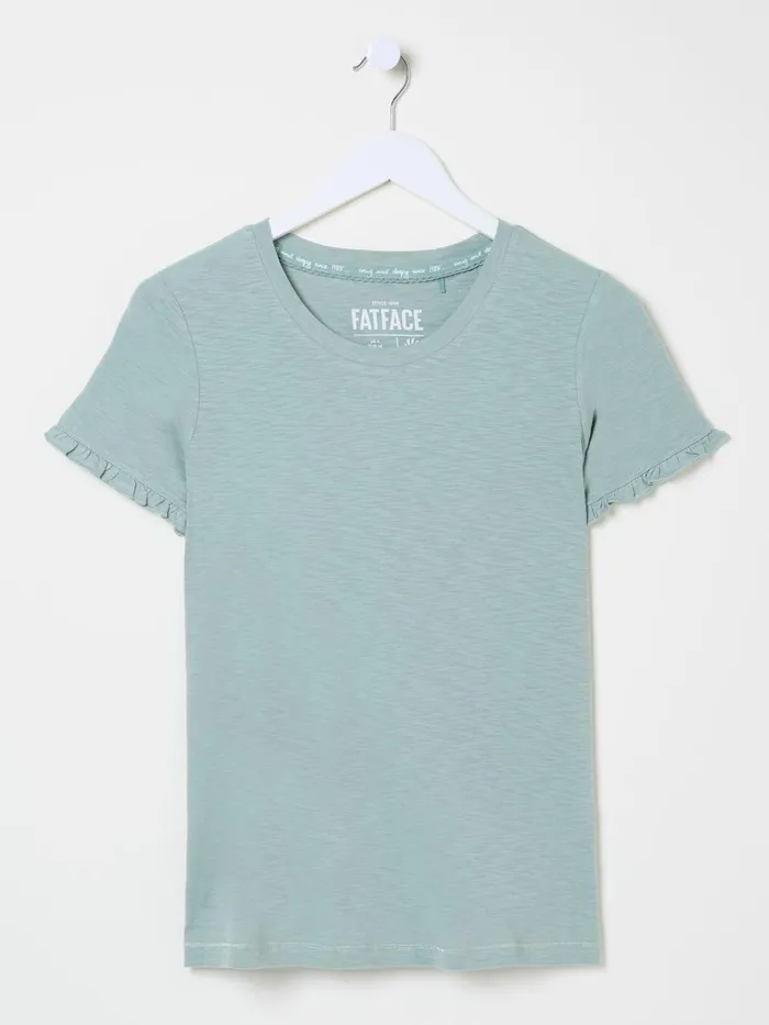 Fat Face Felicity Green Haze TShirt Women Pyjamas and Nightwear