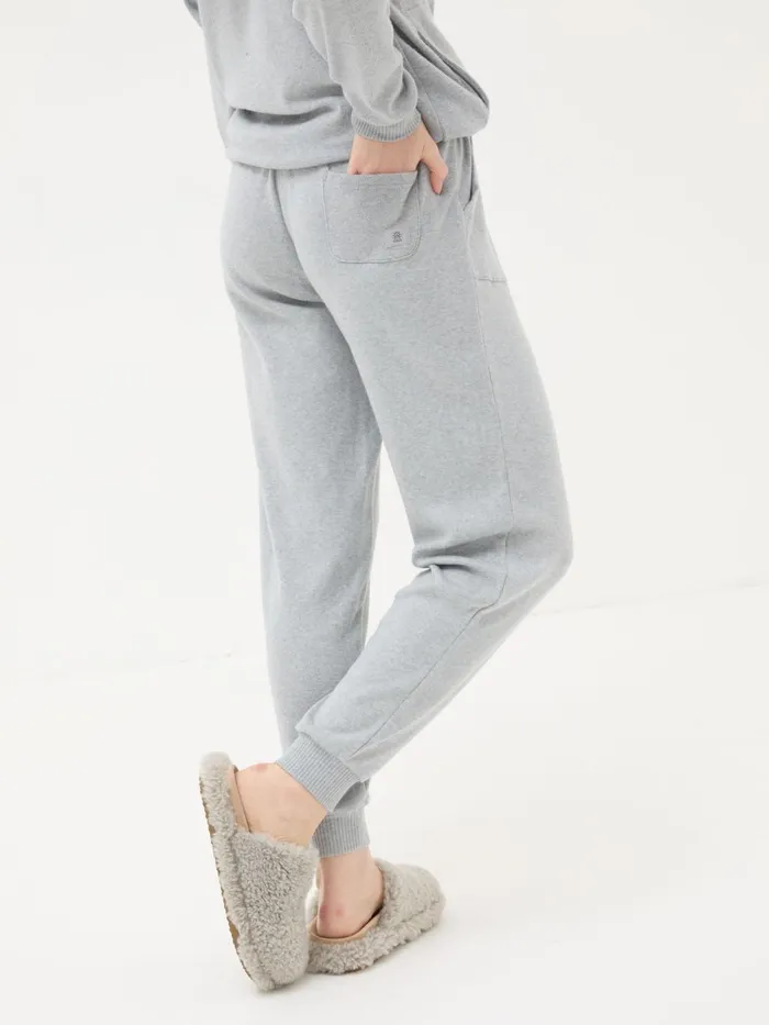 Fat Face Hannah Grey Lounge Pyjama Bottoms Women Pyjamas and Nightwear