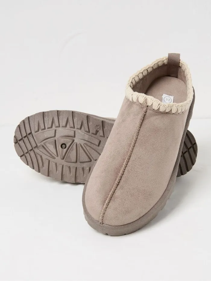Fat Face Lyra Natural Snug Slippers Women Pyjamas and Nightwear