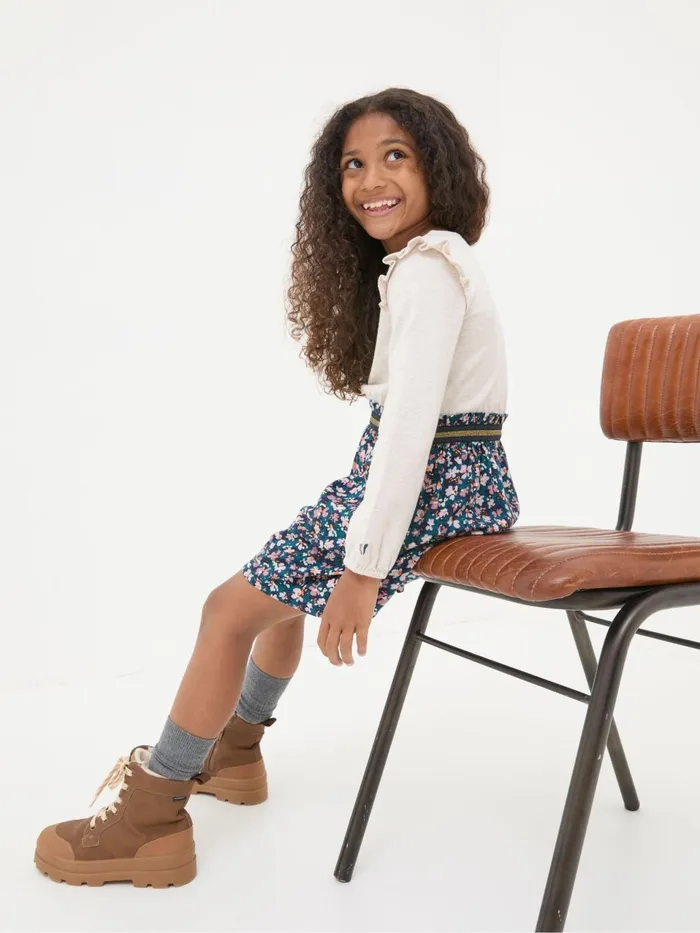 Fat Face Martha Natural Floral Dress Kids Dresses Fat Face Martha Natural Floral Dress Kids Dresses