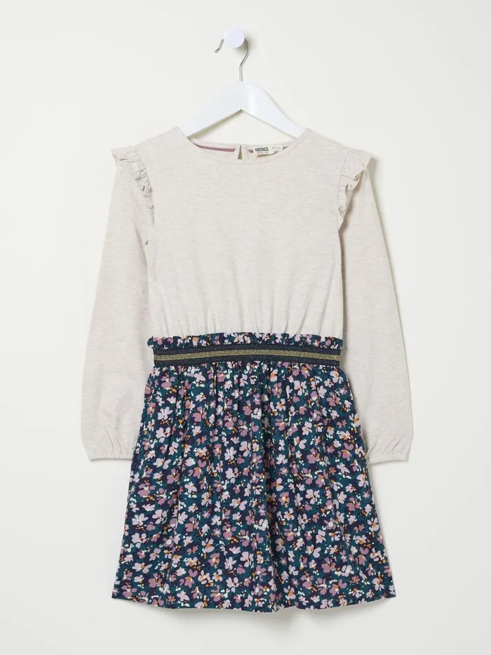 Fat Face Martha Natural Floral Dress Kids Dresses Fat Face Martha Natural Floral Dress Kids Dresses