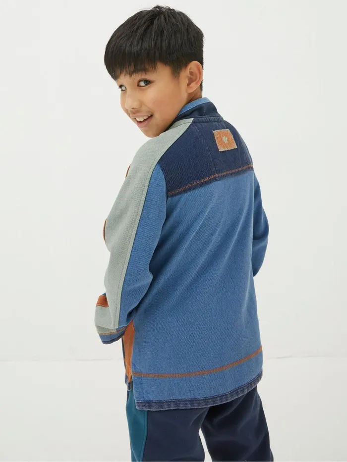 Fat Face Mini Blue Us Airlie Sweater Kids Sweatshirts and Hoodies