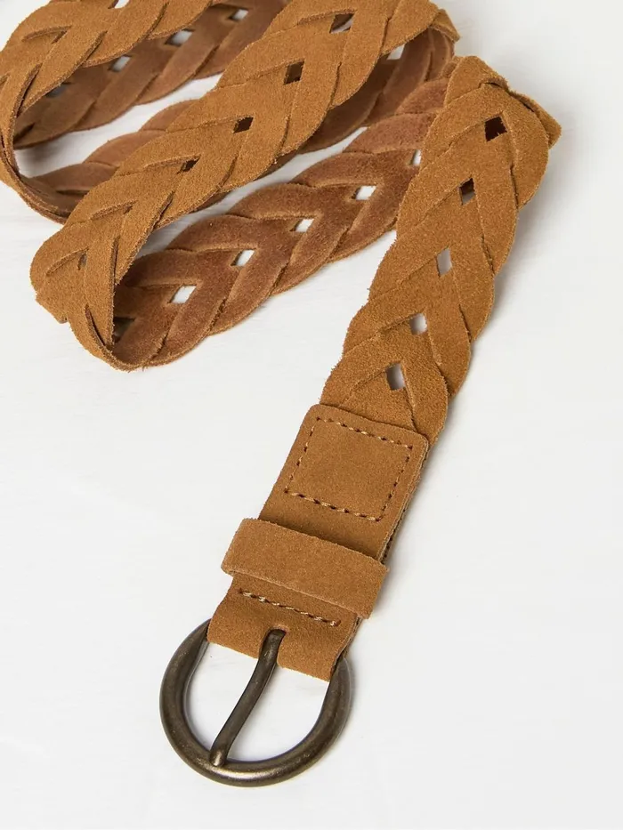 Fat Face Yellow Chainlink Belt Women Belts