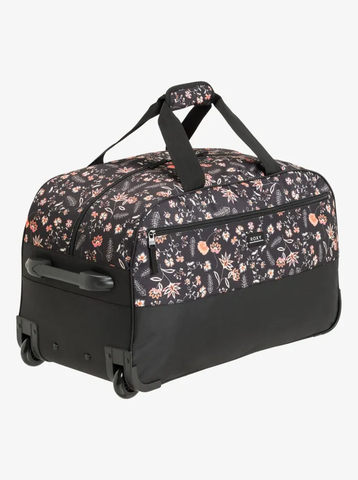 Feel It All 8211 Large Wheelie Duffle Bag Anthracite Kerala Border Women Roxy Luggage
