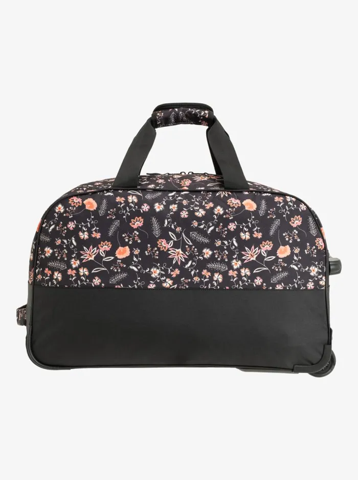 Feel It All 8211 Large Wheelie Duffle Bag Anthracite Kerala Border Women Roxy Luggage