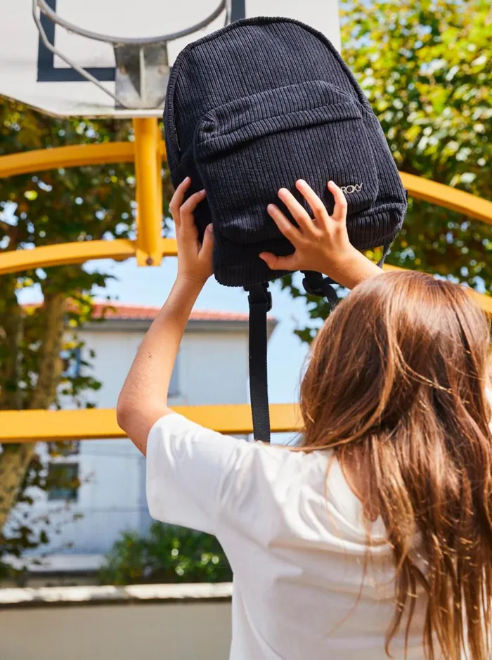 Feeling Good 8211 Extra Small Corduroy Backpack Anthracite WomenKids Roxy Backpacks