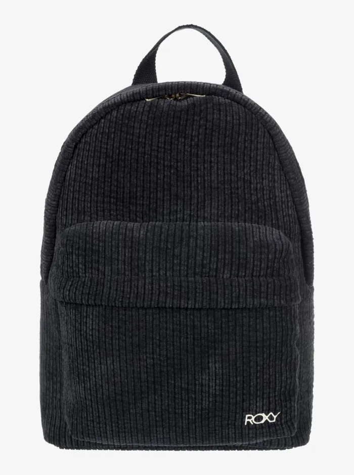 Feeling Good 8211 Extra Small Corduroy Backpack Anthracite WomenKids Roxy Backpacks