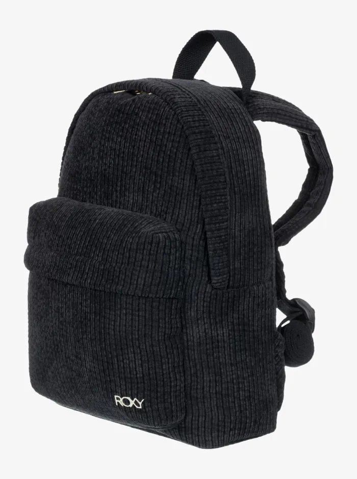 Feeling Good 8211 Extra Small Corduroy Backpack Anthracite WomenKids Roxy Backpacks