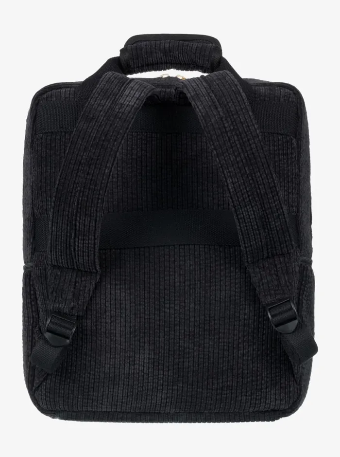 Feeling Good 8211 Small Corduroy Backpack Anthracite WomenKids Roxy Backpacks