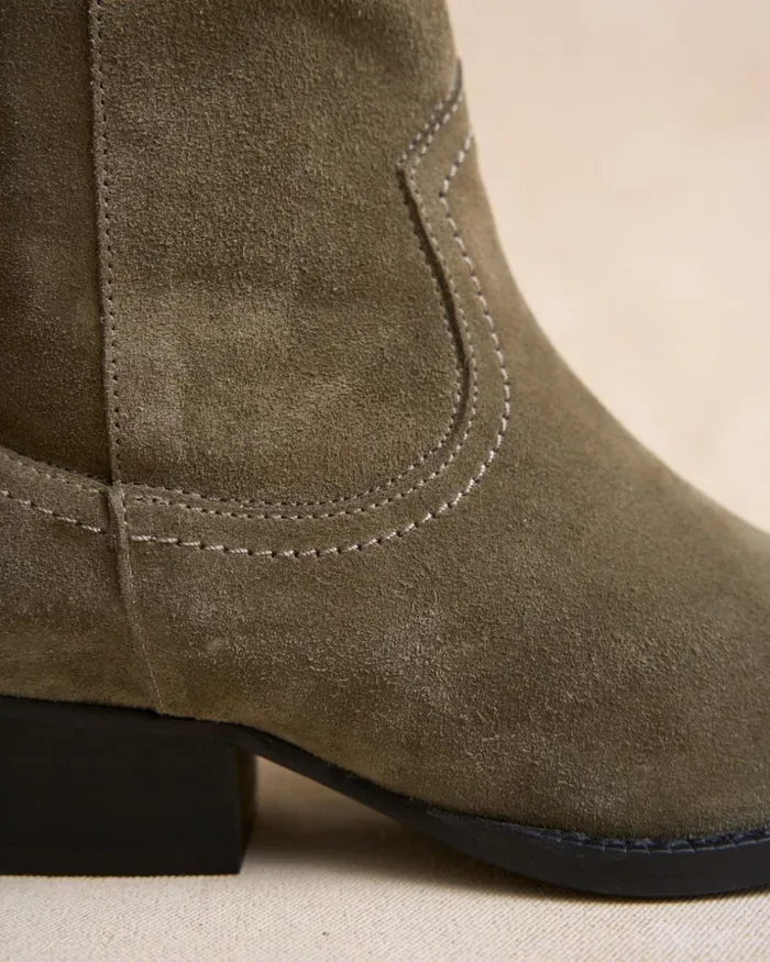 Firena High Boot Kaki Women Polin Et Moi Boots