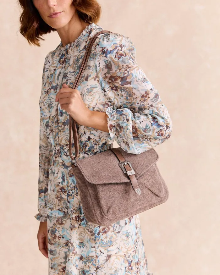 Firenze Cowboy Buckle Bag Kaki Women Polin Et Moi Bags