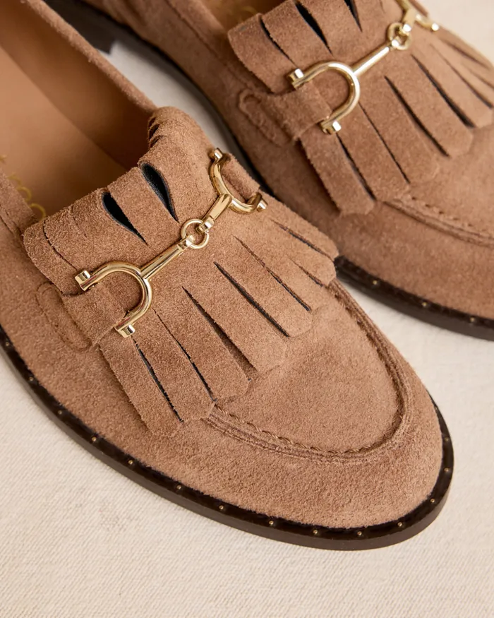 Flecana Buckle Moccasin Taupe Women Polin Et Moi Moccasins Flecana Buckle Moccasin Taupe Women Polin Et Moi Moccasins