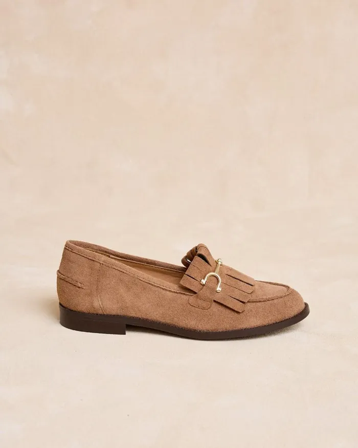 Flecana Buckle Moccasin Taupe Women Polin Et Moi Moccasins Flecana Buckle Moccasin Taupe Women Polin Et Moi Moccasins