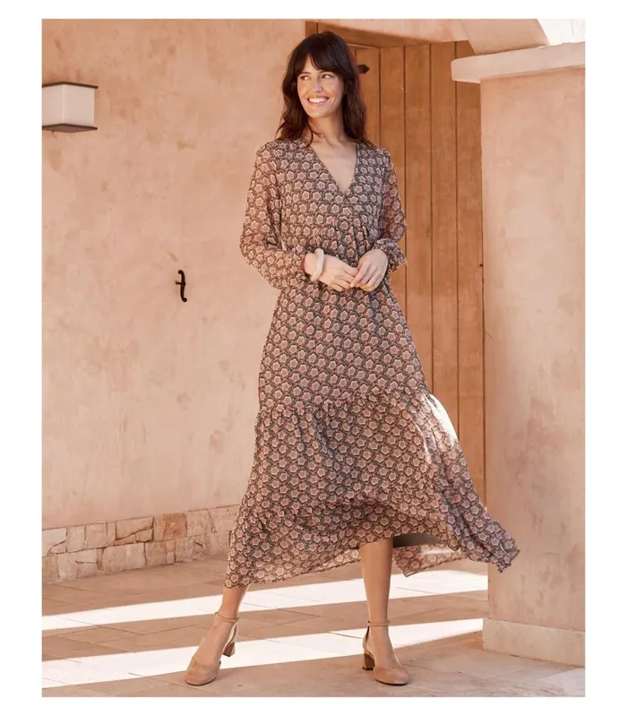 Florali Long Dress Emerald Green Women Polin Et Moi Dresses And Jumpsuits