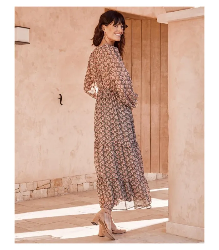 Florali Long Dress Emerald Green Women Polin Et Moi Dresses And Jumpsuits