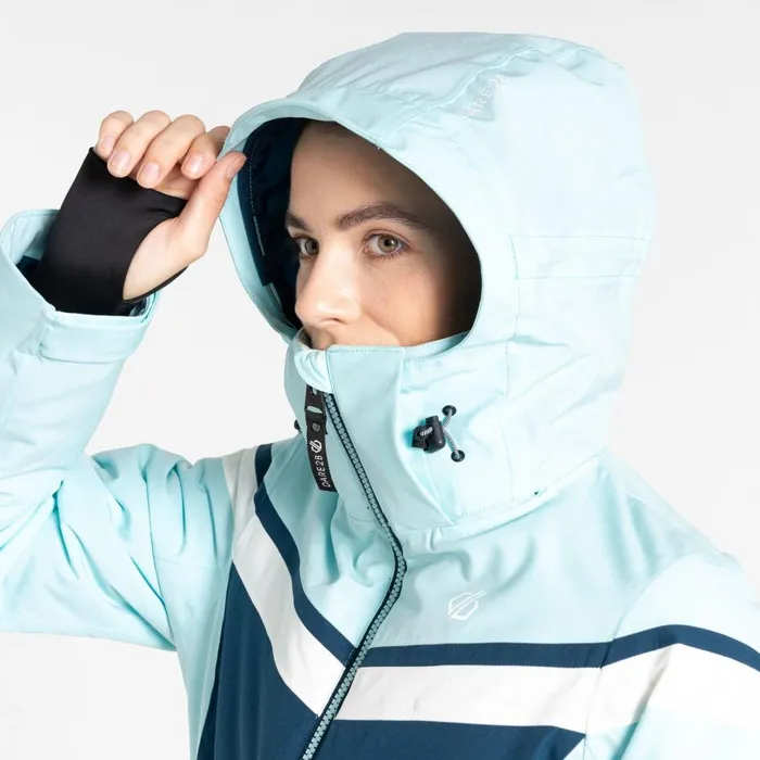 Flurry Ski Jacket Moonlight Denim Blue Women Dare 2b Softshell Jackets