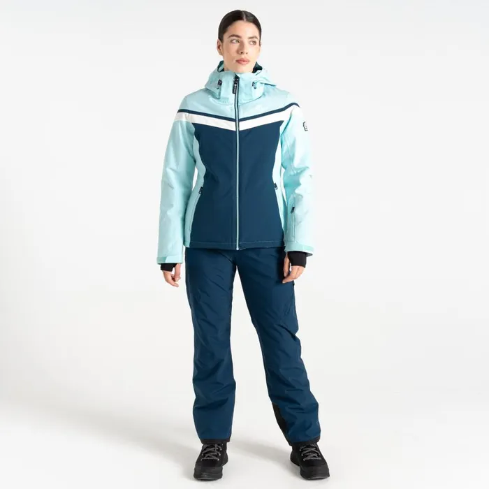 Flurry Ski Jacket Moonlight Denim Blue Women Dare 2b Softshell Jackets